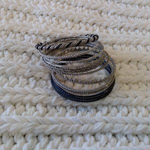 Set of bangle bracelets